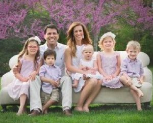 Family with five children